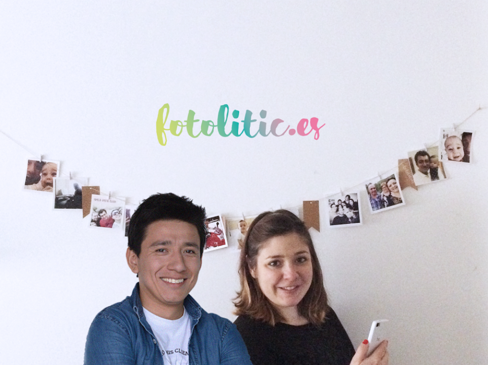 Alba Crivillé y Daniel Amieva, fundadores de la empresa Fotolitic.