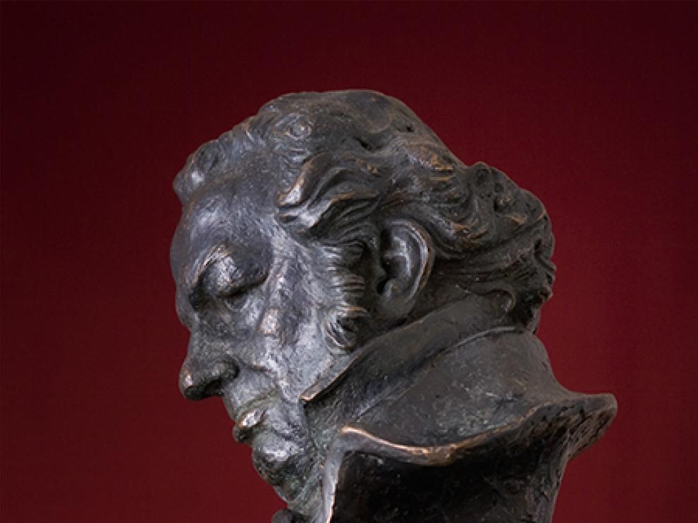 Estatuilla de los Premios Goya.
