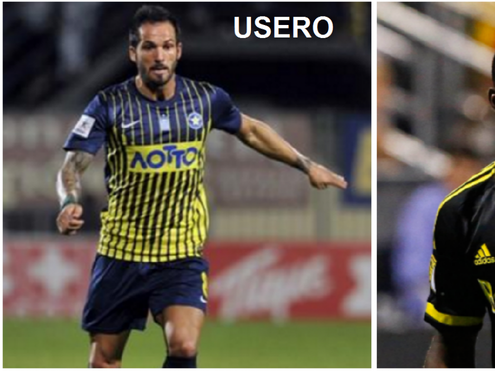 Usero, nuevo jugador del Mirandés, y Cedric, fichado por el UCAM Murcia, vuelven al fútbol español tras su paso por Grecia y Estados Unidos.