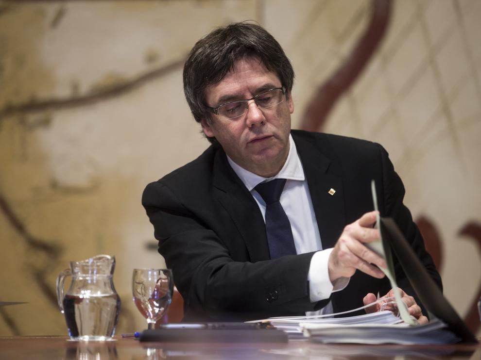 El presidente de la Generalitat, Carles Puigdemont.