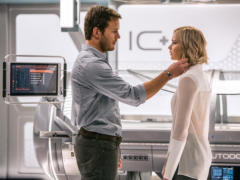 Un fotograma de la película 'Passengers', que se estrena este viernes.