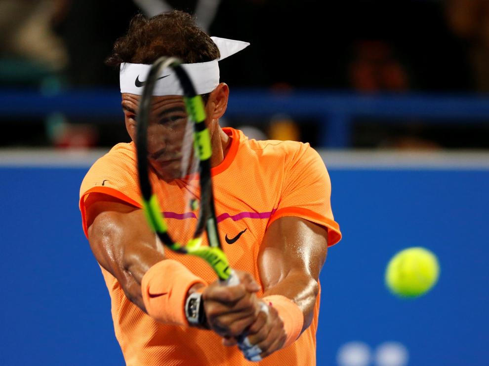 Nadal, durante el partido.