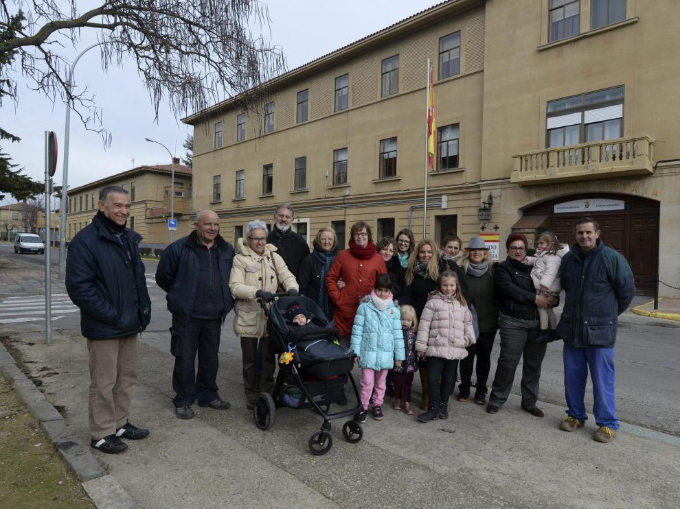 La plataforma contra el cierre del cuartel Sancho Ramírez de Huesca.