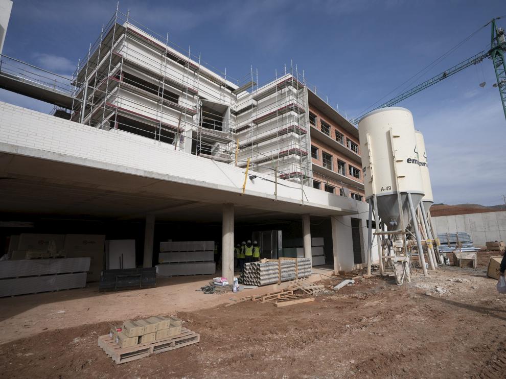 Las obras de construcción de la residencia San Hermenegildo de Teruel se encuentran en la recta final