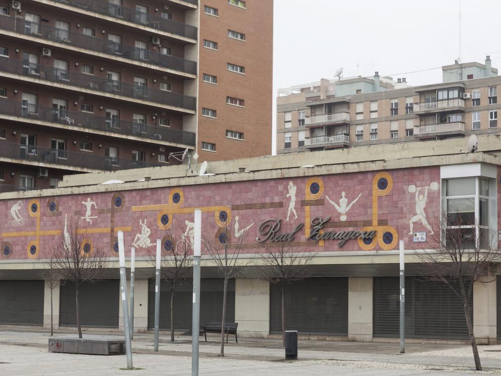 Sobre las antiguas oficinas del Real Zaragoza se levantarán 75 viviendas de lujo.