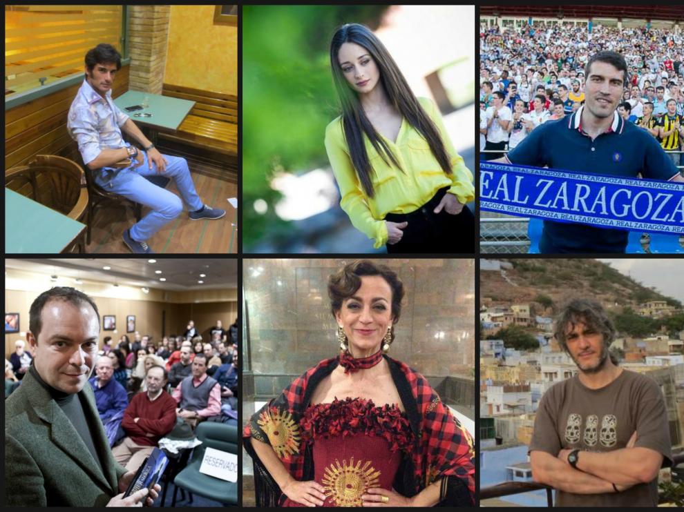 Javier Sierra, Elena Rivera, Diego Gutierrez, Carmen París, Alberto Zapater y Antonio Gaspar.
