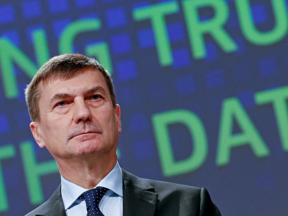 Andrus Ansip, vicepresidente comunitario para el Mercado Único Digital.