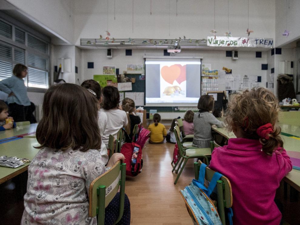 Colegio Guillermo Fatás, uno de los que ya han iniciado el proceso.