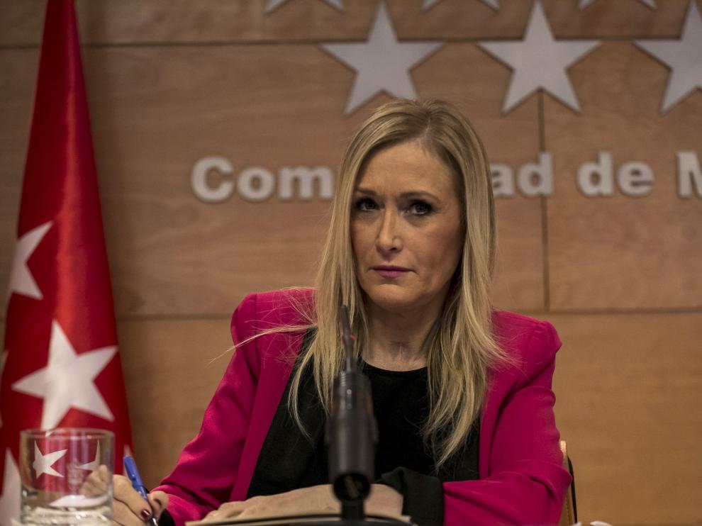 La presidenta de la Comunidad de Madrid, Cristina Cifuentes.