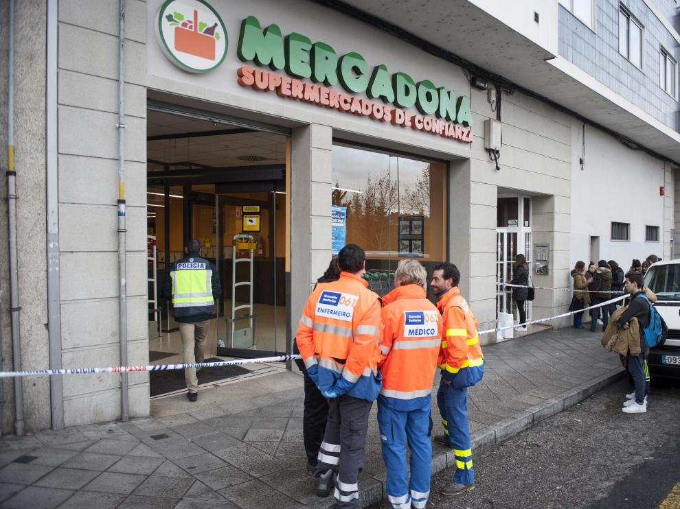 El supermercado de la cadena Mercadona donde se produjo el tiroteo.