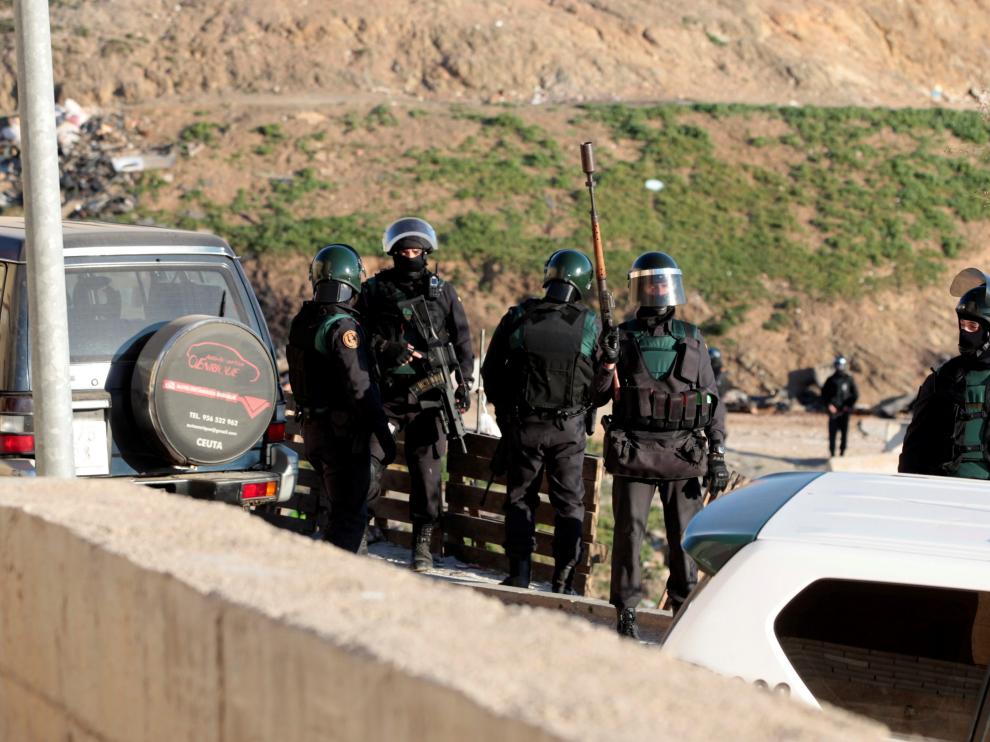 Imagen de archivo de una operación policial contra el yihadismo