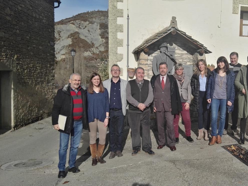 La primera reunión sobre el terreno se ha producido en Yebra de Basa.