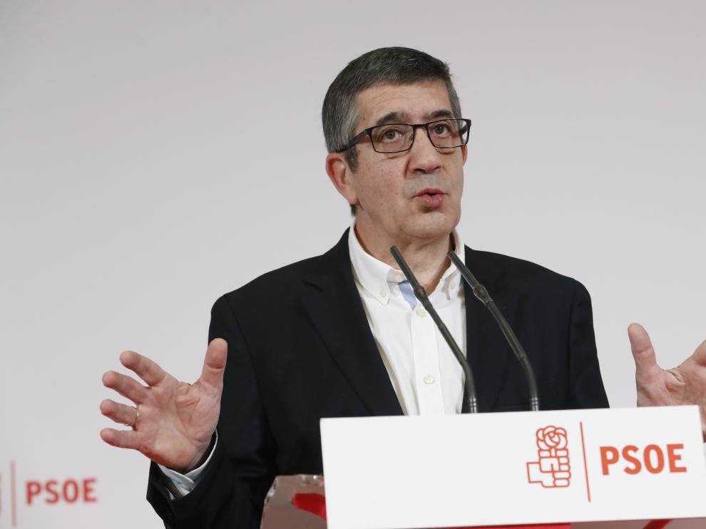 Patxi López presenta su candidatura a las primarias del PSOE