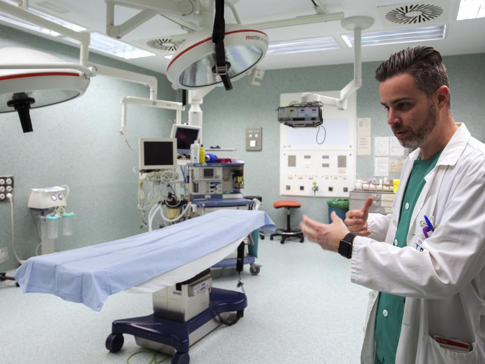 Enrique Monclús, coordinador de la Unidad de Grandes Quemados del Hospital Miguel Servet.