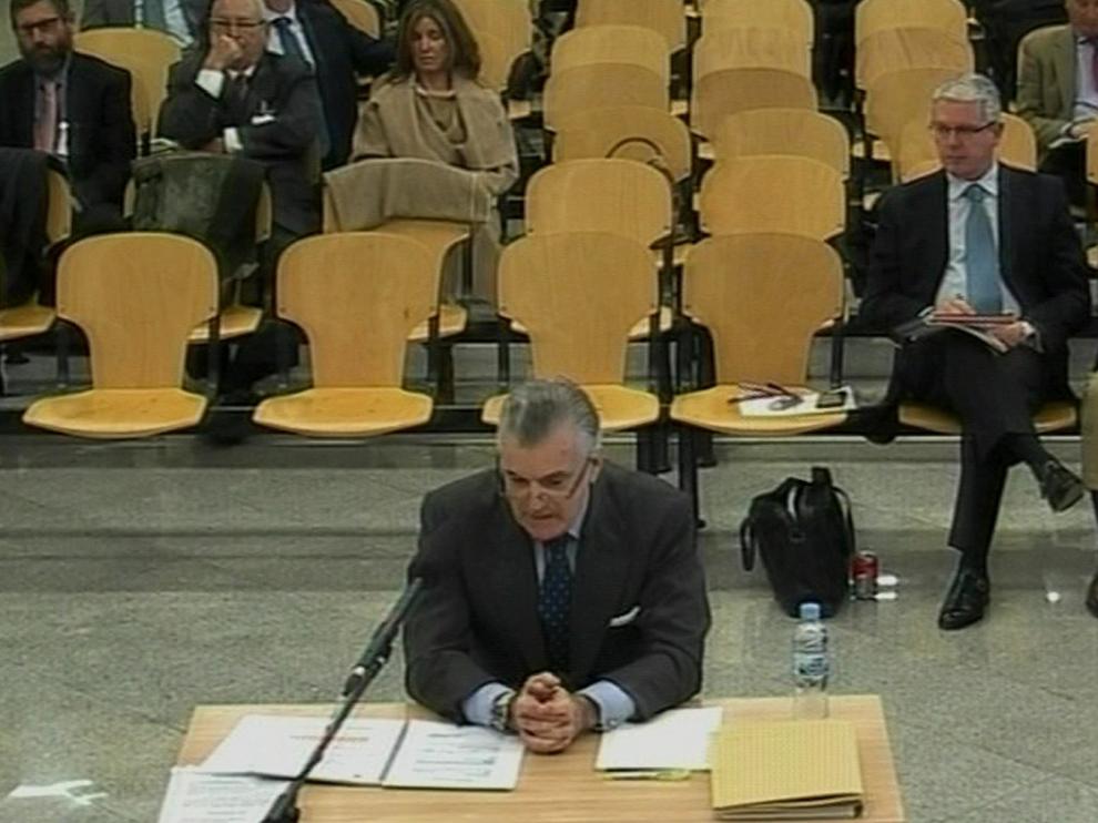 Declaración de Bárcenas durante el juicio.