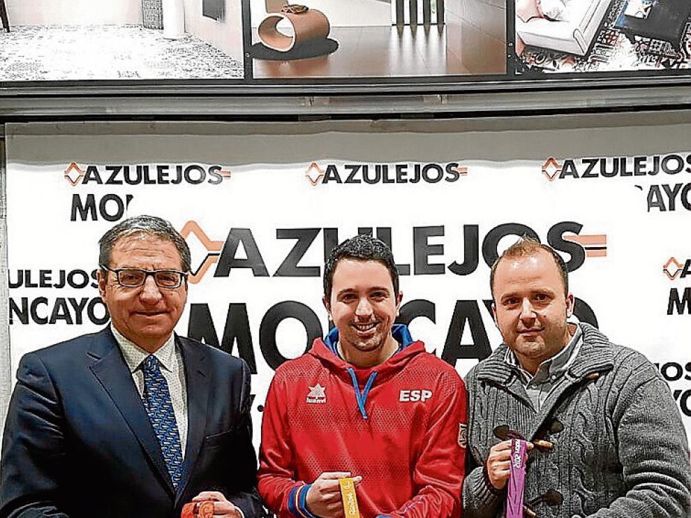 Mariano Soriano (DGA), Jorge Cardona y Roland Garros (A. Moncayo).