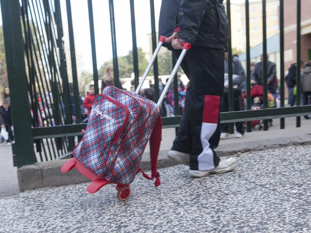 Colegio La Jota, que será uno de los primeros centros integrados de Aragón.