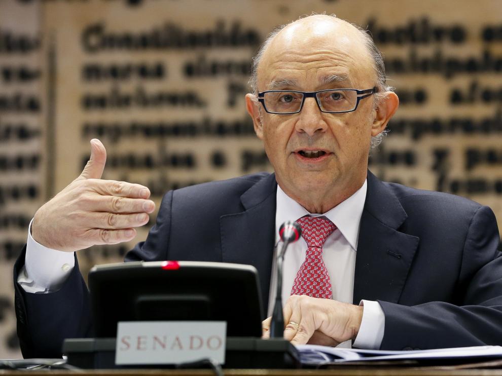 El ministro de Hacienda, Cristóbal Montoro, en una imagen de archivo.