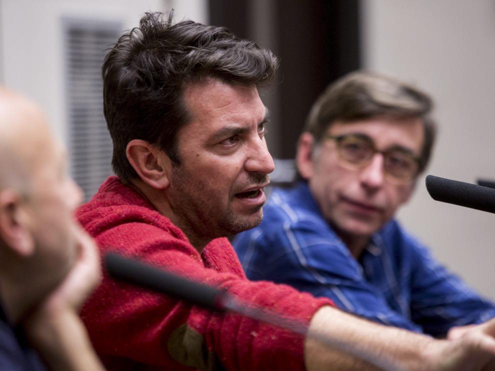 Arturo Valls este martes en Zaragoza.