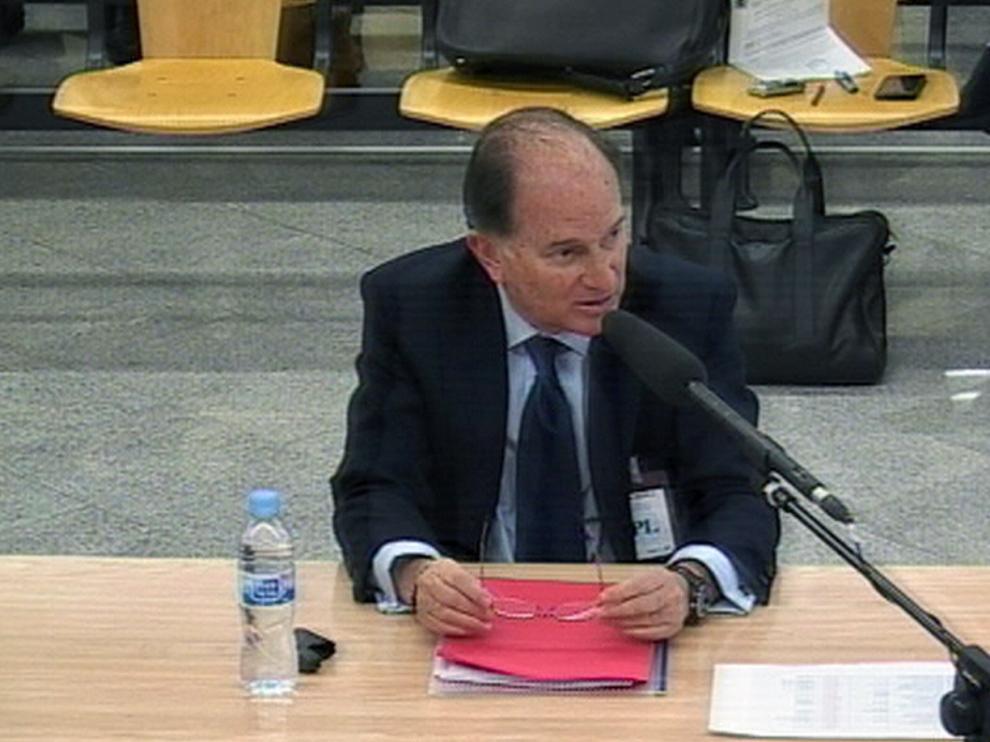 Sepúlveda durante su declaración.