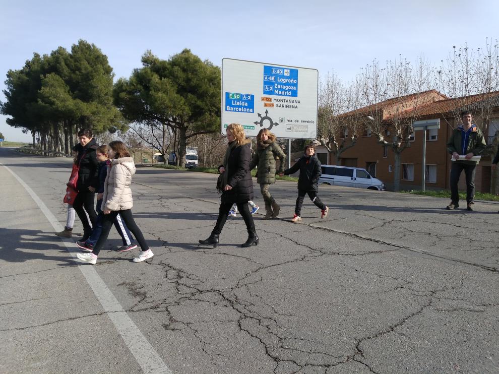 Cruce de Santa Isabel en el que se reclama un paso de peatones.