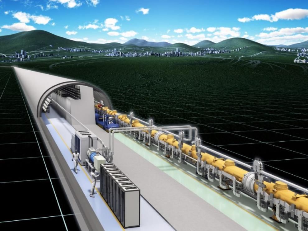 El ILC será un colisionador lineal de 35 kilómetros de longitud