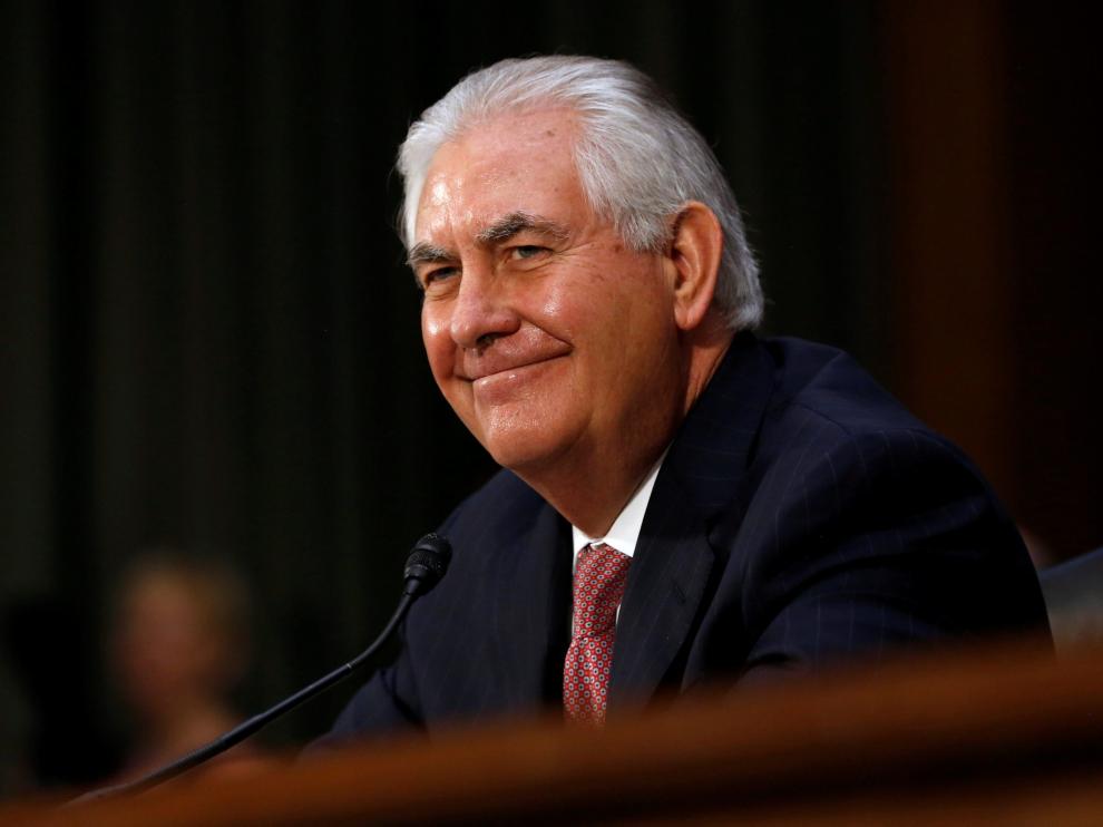 El nuevo secretario de Estado de EE. UU., Rex Tillerson.