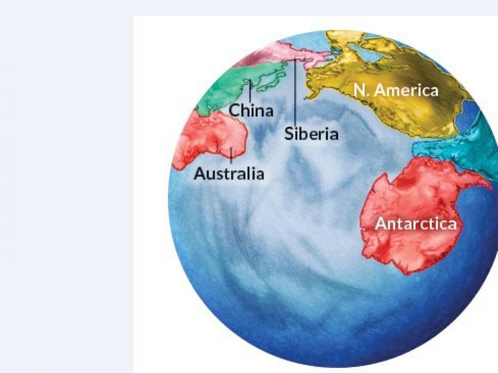 Las últimas modelizaciones apuntan a que dentro de unos 250 millones de años Norteamérica y Asia acabarán por converger y fusionarse, posiblemente junto a otras masas de tierra, para formar un futuro supercontinente: Amasia