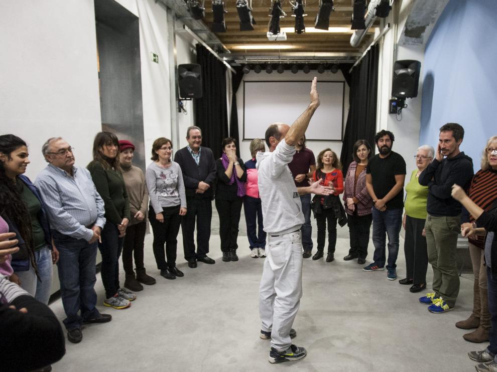 Sesión de Teatro Comunitario en La Harinera de Zaragoza