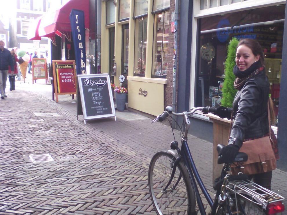 Marta Muñoz, en Utrecht (Holanda), ciudad en la que estudia un máster.