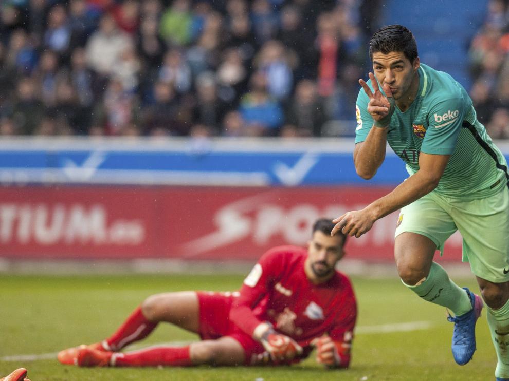 Deportivo Alavés contra el Fútbol Club Barcelona.