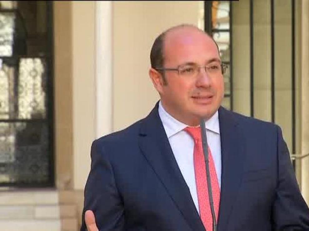 El presidente de Murcia niega todas las imputaciones por corrupción