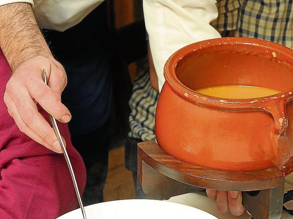 Arroz caldoso en el Bodegón Azoque, de Zaragoza.