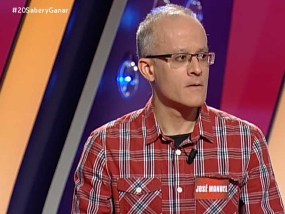 José Manuel Dorado, este lunes en el plató de 'Saber y ganar'.
