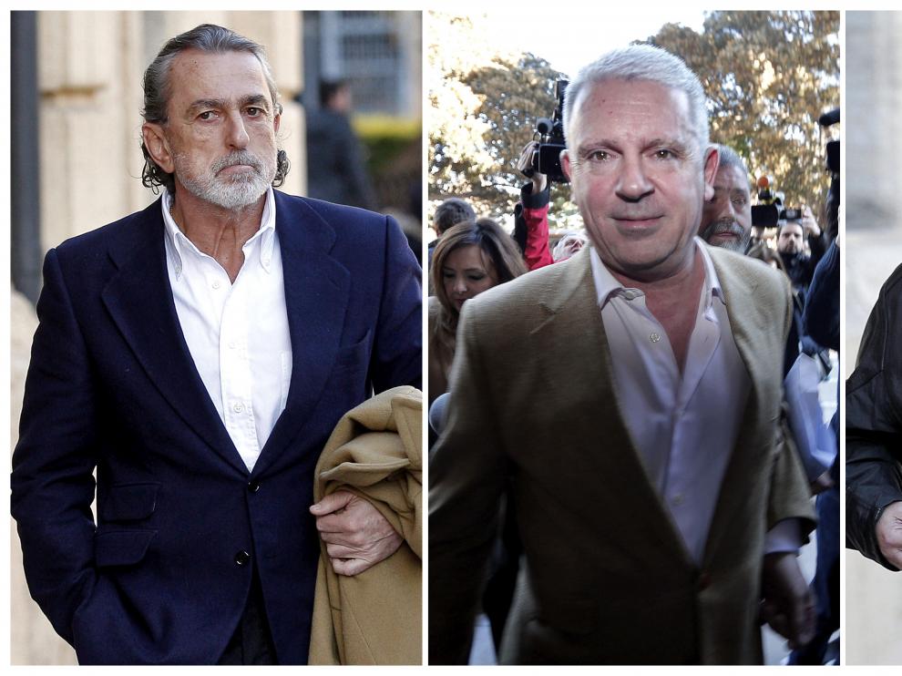 Francisco Correa, Pablo Crespo y Álvaro Pérez 'El Bigotes'