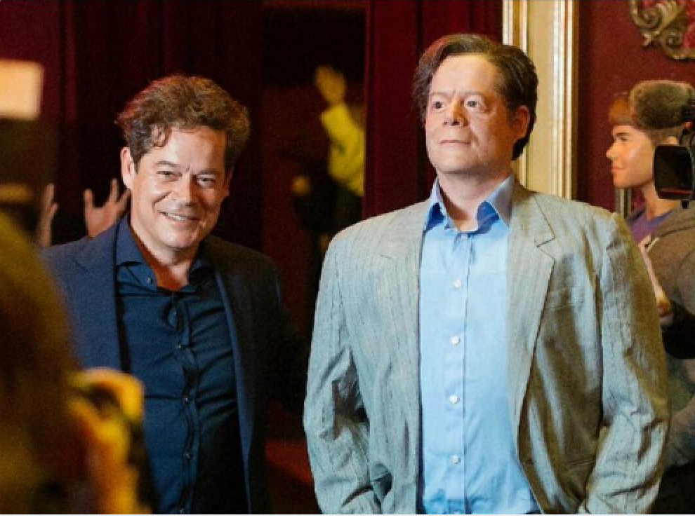 Nota aclaratoria del Museo de Cera en el que explica que no se trata de una imagen de Jorge Sanz real