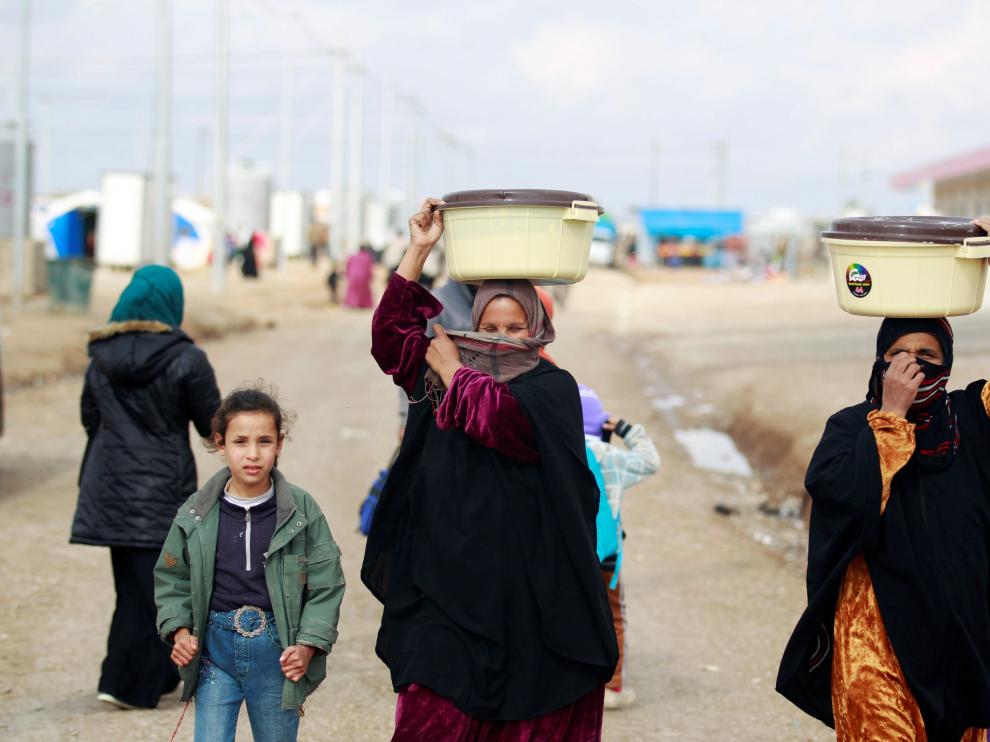 Residentes en Mosul.