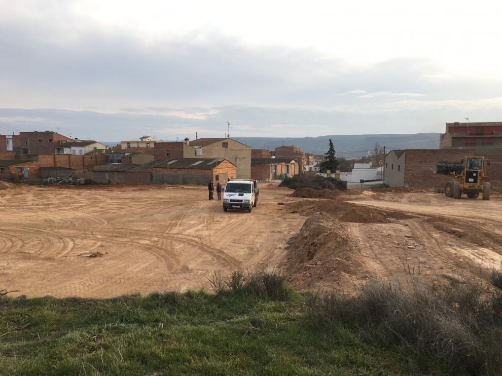 Entorno del cementerio viejo de Zaidín (Huesca).