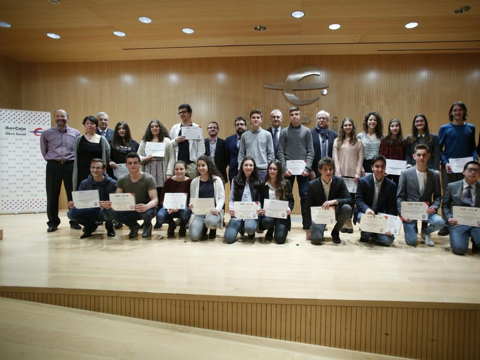 Galardonados en las Olimpiadas Aragonesas de Matemáticas