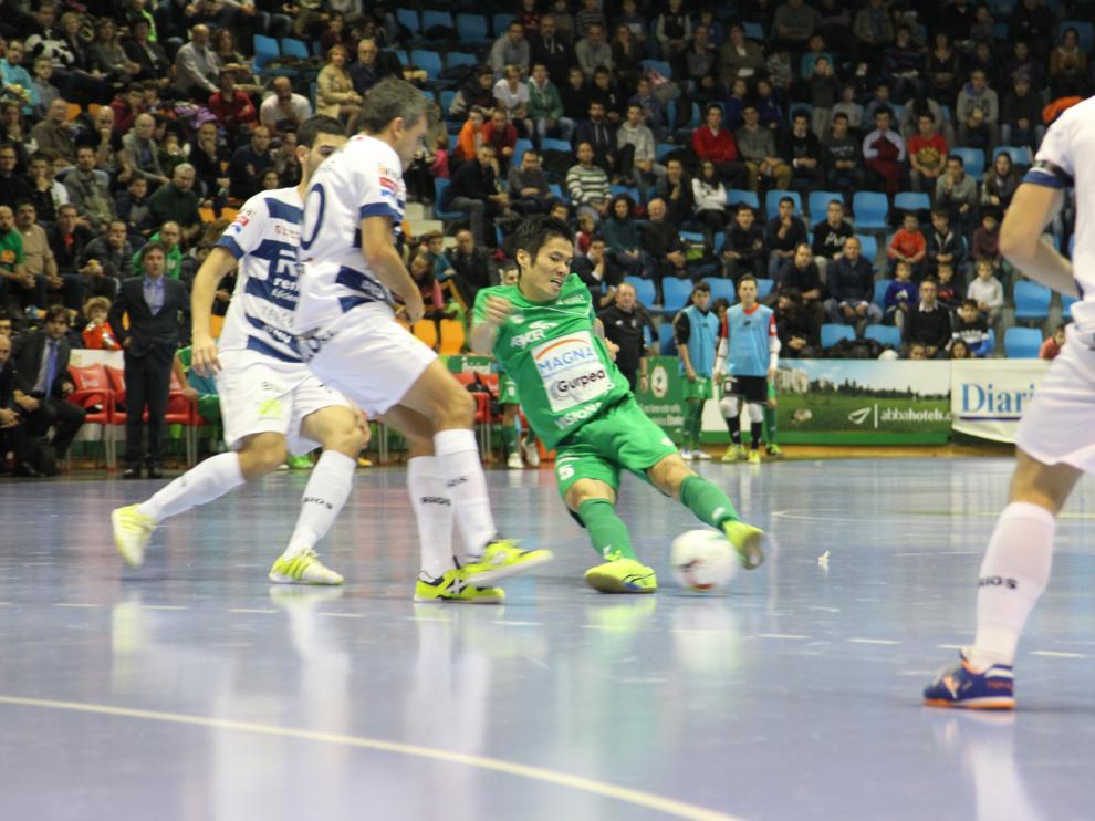 Imagen del partido de la primera vuelta.