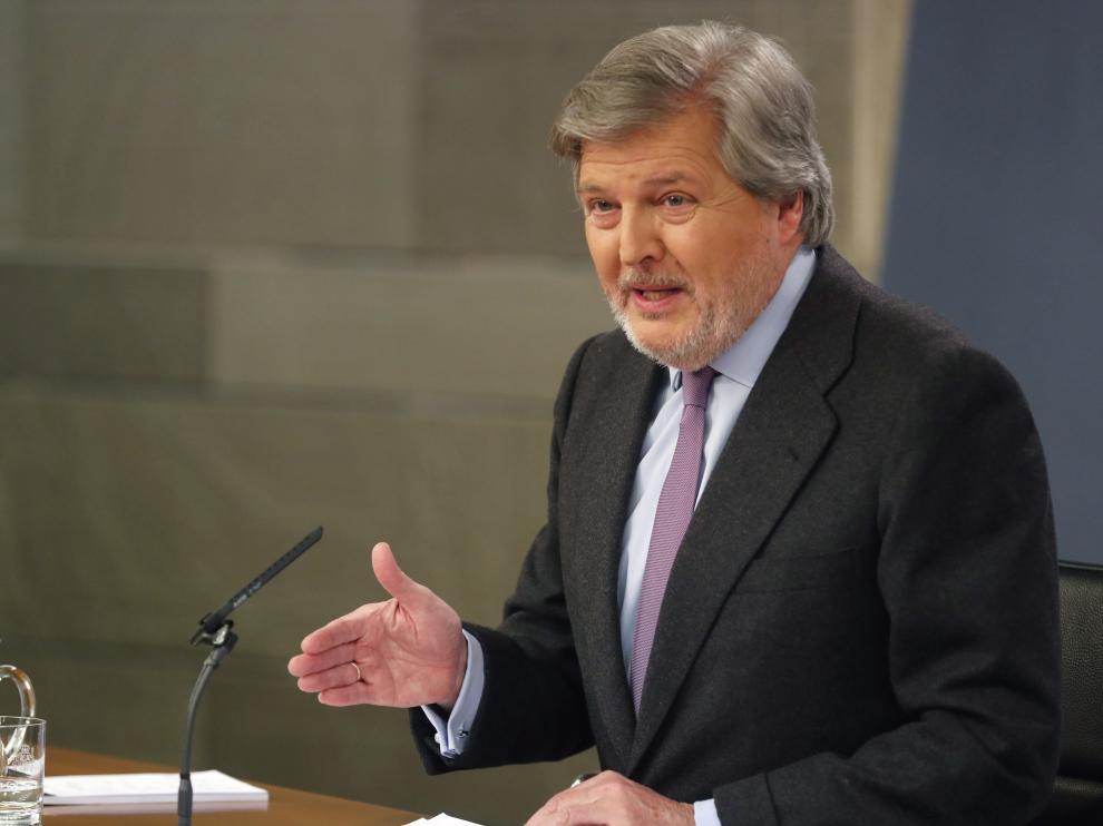 El portavoz del Gobierno, Íñigo Méndez de Vigo.