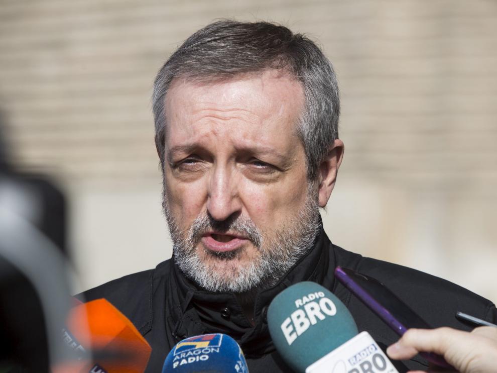 El presidente de la Unión de Consumidores de Aragón, José Ángel Oliván.