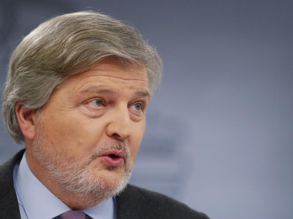 El portavoz del Gobierno, Íñigo Méndez de Vigo, tras el Consejo de Ministros.
