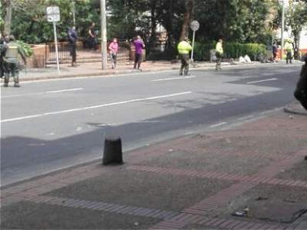 Explosión en las proximidades de la plaza de toros de Bogotá.