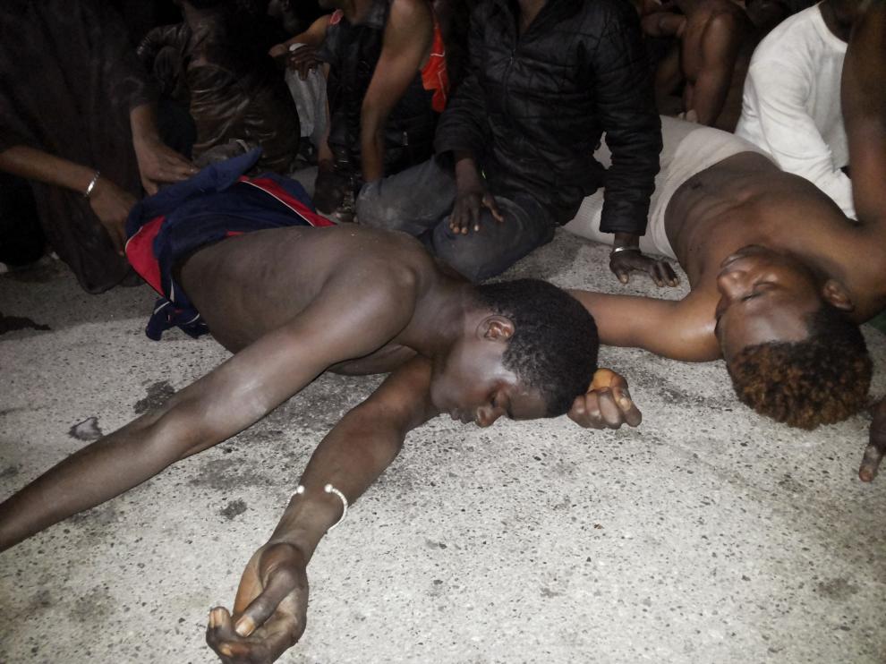 Entrada masiva de inmigrantes en Ceuta