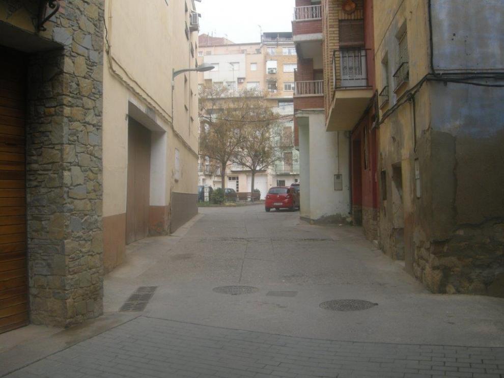 Calle San José en Fraga (Huesca).