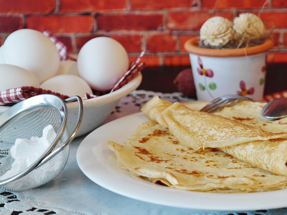 Un plato de filloas.