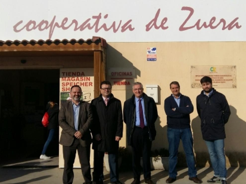 El consejero en las jornadas agrícolas.