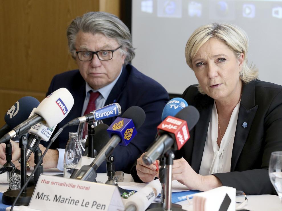 Le Pen este martes en Beirut.