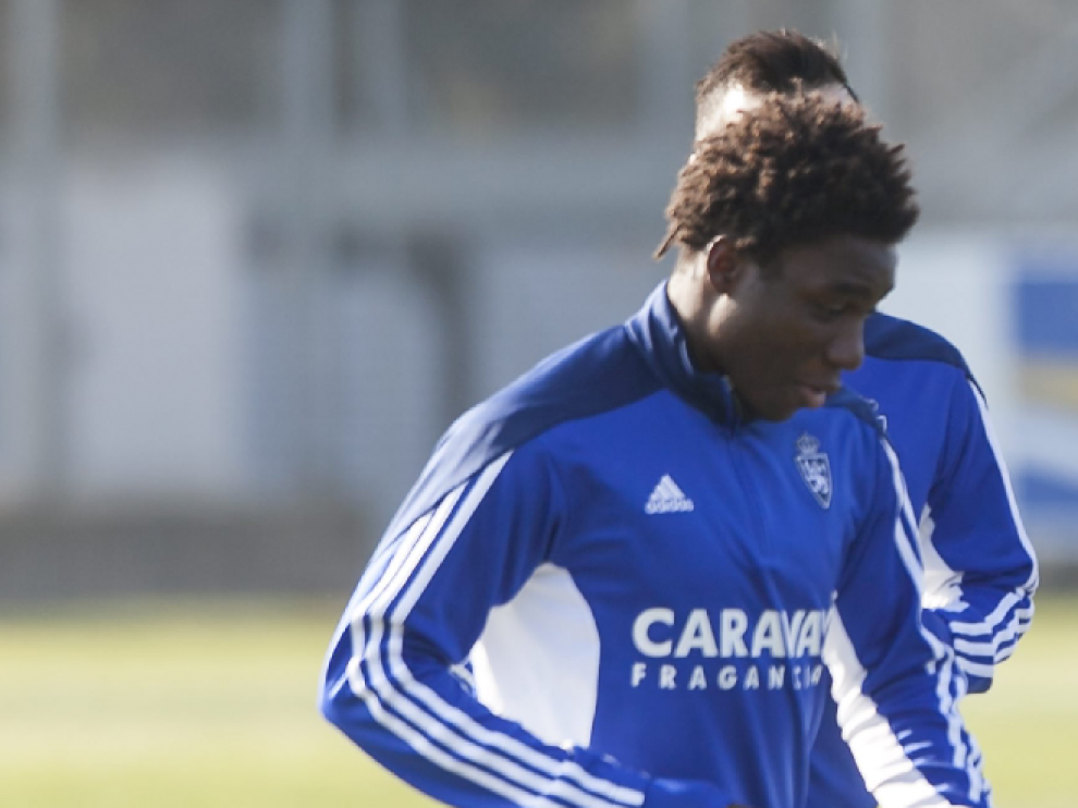 Dongou, la semana pasada en la Ciudad Deportiva.